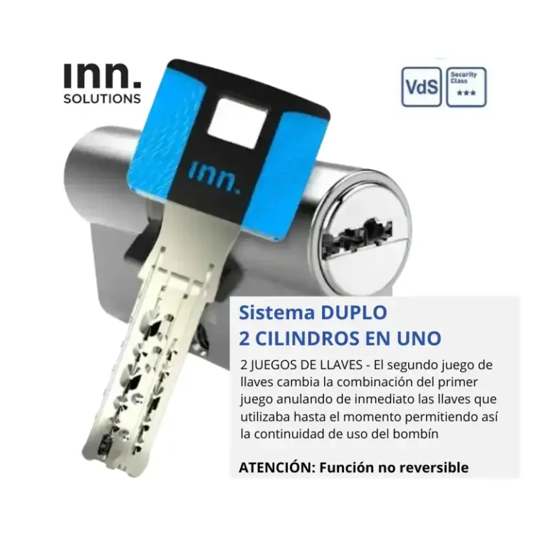 Cilindro seguridad INN KEY SMART VDS BZ Duplo